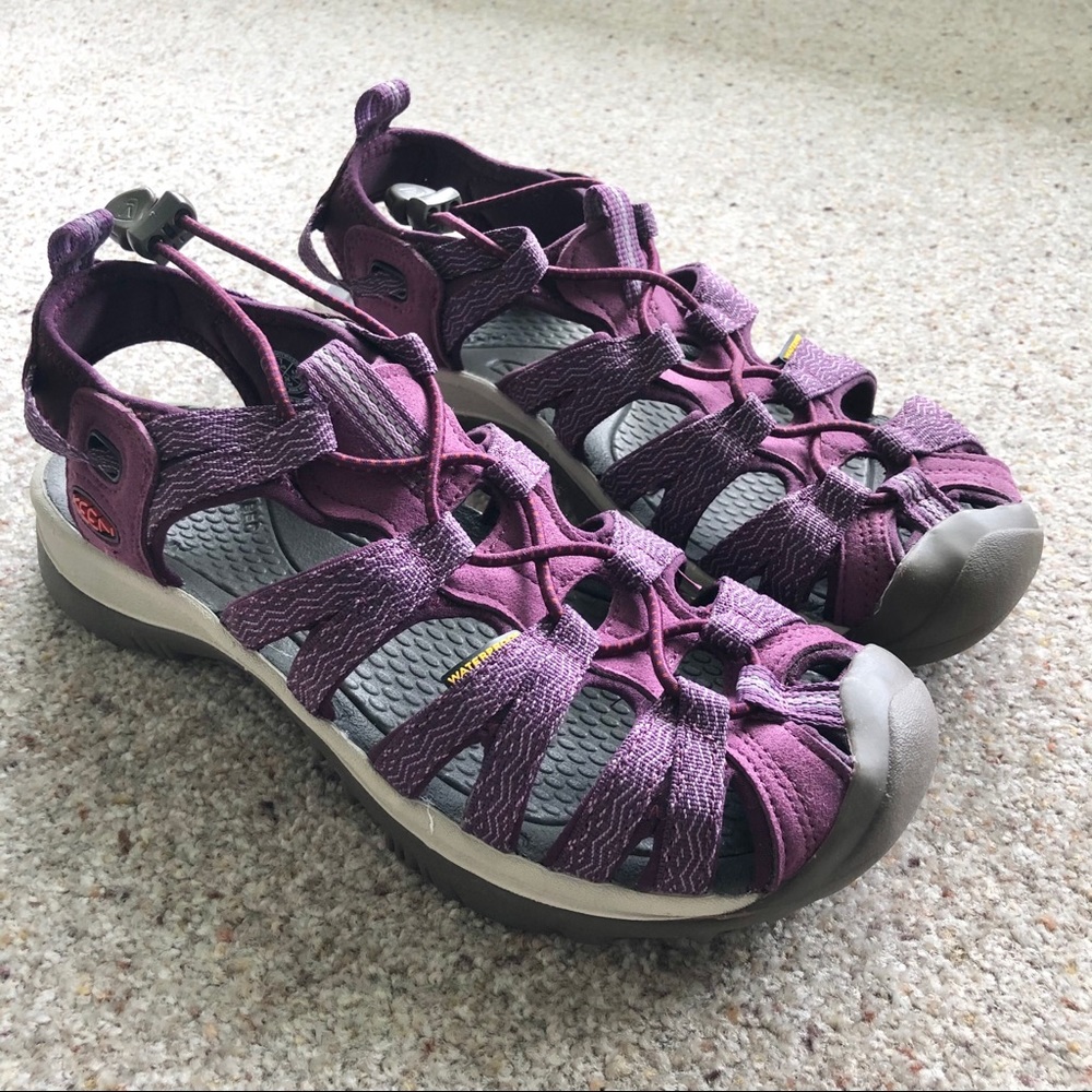 NWT Keen Sandals Purple Waterproof Shoes Size 7